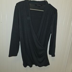 Forrest Green Wrap Top